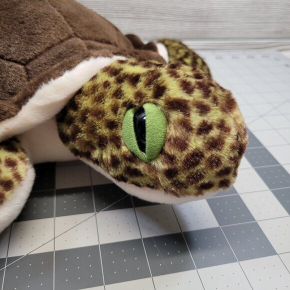Wild Republic Green Spotted Sea Turtle Plush Shell Stuffed Ocean Animal Toy - Picture 6 of 16